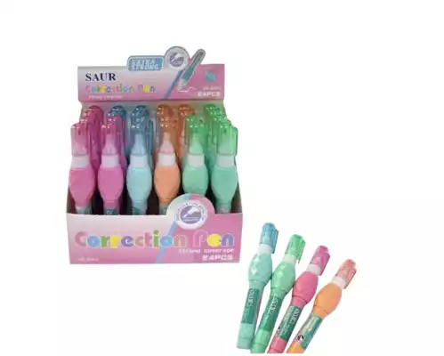 Корректор-ручка SAUR SR-8263, 7 мл, мультиколор